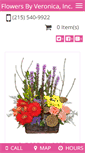 Mobile Screenshot of flowersbyveronica.com