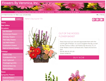 Tablet Screenshot of flowersbyveronica.com